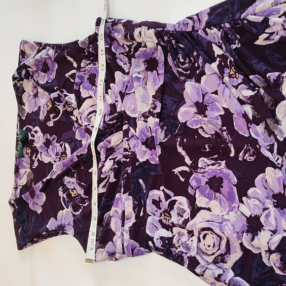 Lauren Ralph Lauren Midi Sheath Dress Size 12 Wedding Guest Garden Dark Feminine - Picture 11 of 17